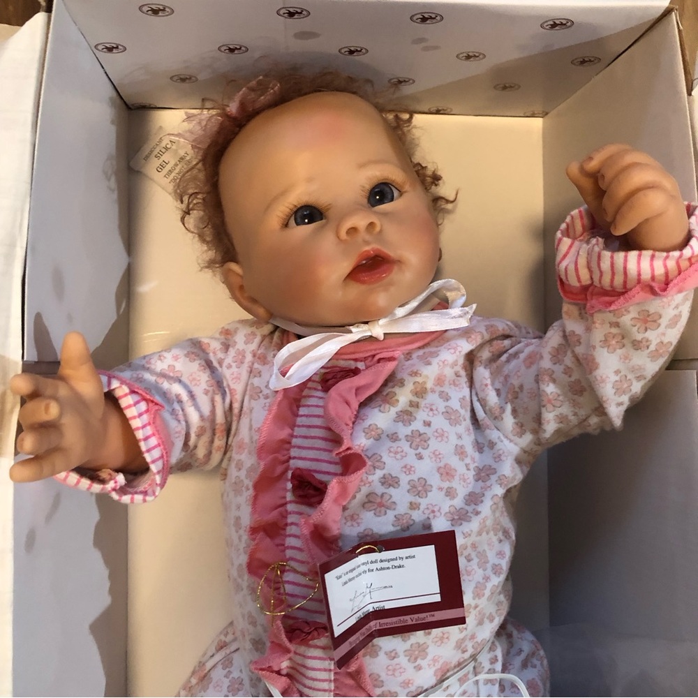 Ashton-Drake So Truly Real Katie Baby Doll - coos, breathes, heartbeat